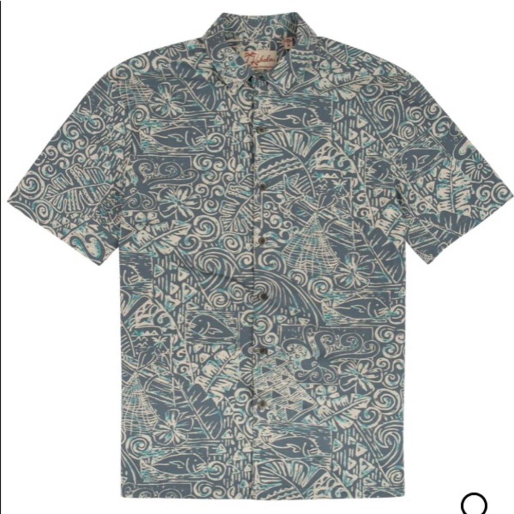 Kahala Hawaiian Short Sleeve Button Down Shirt